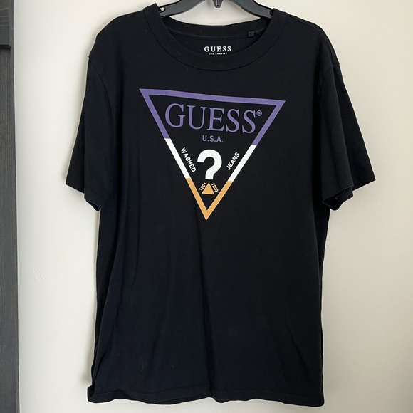 Guess Other - Guess logo black t shirt